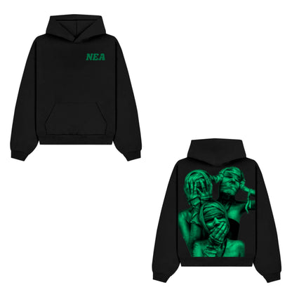 Black and Green “Mummy” Hoodie