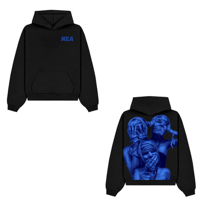 Black and Blue “Mummy” Hoodie