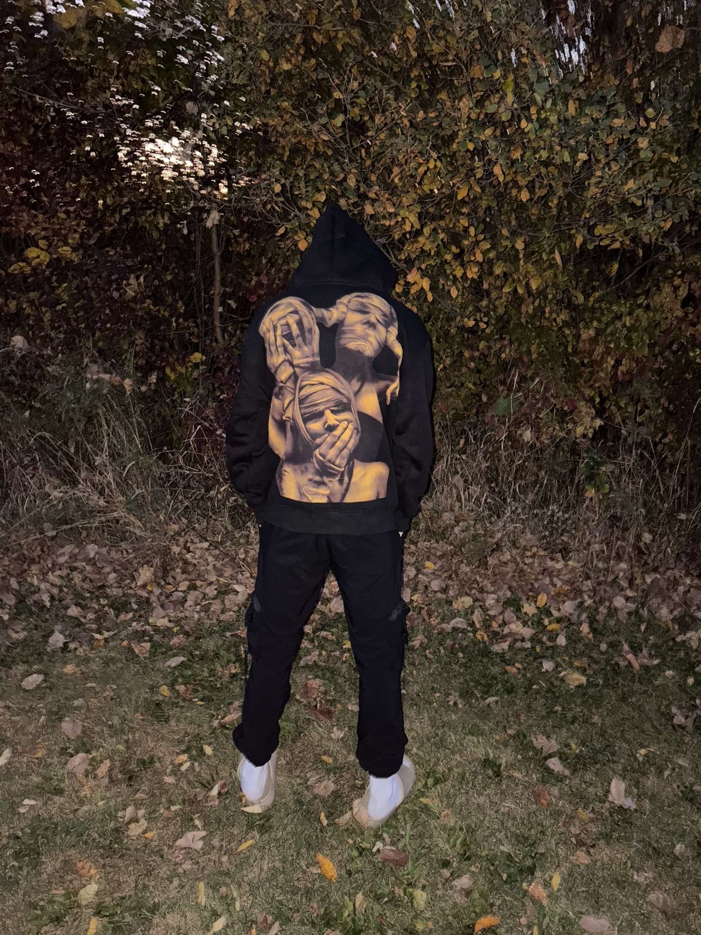 Black and Gold “Mummy” Hoodie